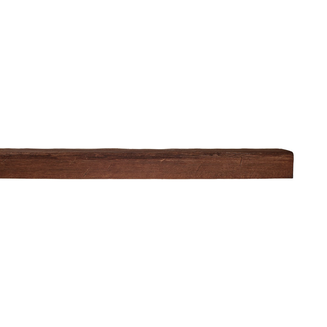 5-7/8in W x 3-15/16in H | Polyurethane Vintage Faux Wood Beam | 15'6" Long