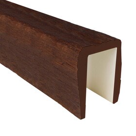 9in W x 9in H | Polyurethane Vintage Faux Wood Beam | 15'6" Long