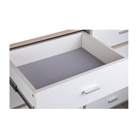 Grey Velvet Drawer Liner Insert