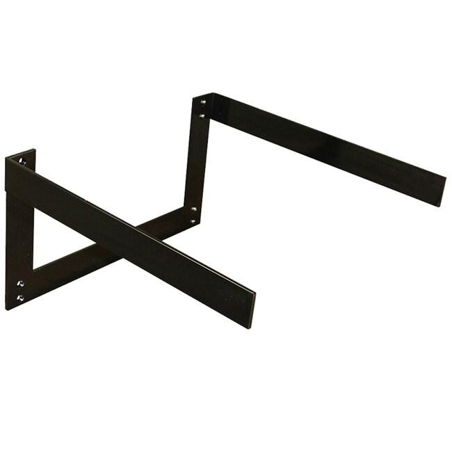18in x 18in x 1/4in Thick | Cold Rolled Steel (Raw) Finish | Cold Rolled Stell Floating Steel Vanity Countertop Support Bracket