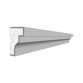3" High x 2" Deep Acrocore EPS Water Table Moulding 8' Length