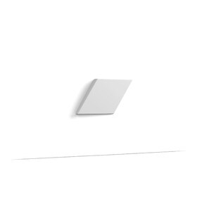 Orac Decor | High Density Polyurethane | 3D Wall Covering | Rombus Wall Element | Primed White | 10-1/8in H x 5-7/8in W