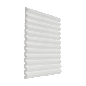 Orac Decor | High Density Polyurethane | 3D Decorative Covering | Modern Hill Wall Element | Primed White | 9-7/8in H