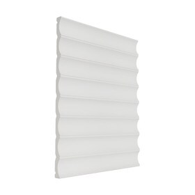 Orac Decor | High Density Polyurethane | 3D Decorative Covering | Modern Hill Wall Element | Primed White | 9-7/8in H