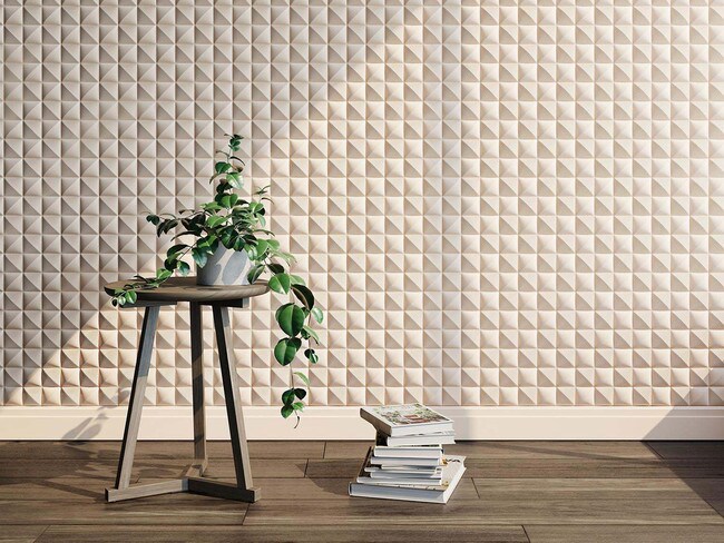 Orac Decor | High Density Polyurethane | 3D Decorative Covering | Cobble Wall Element | Primed White | 9-7/8in H