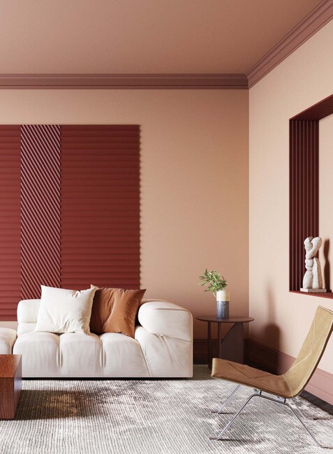 Orac Decor | High Density Polyurethane | 3D Wall Covering | XL Modern Valley Wall Element | Primed White | 9-7/8in H