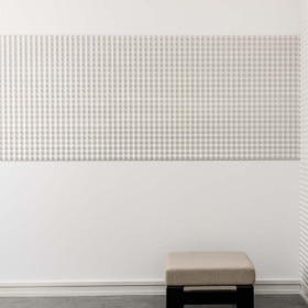Orac Decor | Purotouch High Density Polyurethane | 3D Decorative Covering | Slope Wall Element | Primed White | 9-7/8in H