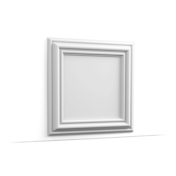 Orac Decor | High Density Polyurethane | 3D Wall Covering | Autoire Wall Panel | Primed White | 19-5/8in H x 19-5/8in W