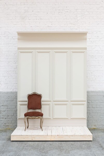 Orac Decor | High Density Polyurethane | 3D Wall Covering | Autoire Wall Panel | Primed White | 19-5/8in H x 19-5/8in W