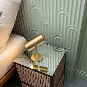 Orac Decor | Purotouch High Density Polyurethane | 3D Decorative Covering | Valley Loop Wall Element | Primed White | 9-7/8in H