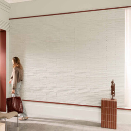 Orac Decor | High Density Polyurethane | 3D Decorative Covering | Matrix Wall Element | Primed White | 9-7/8in H