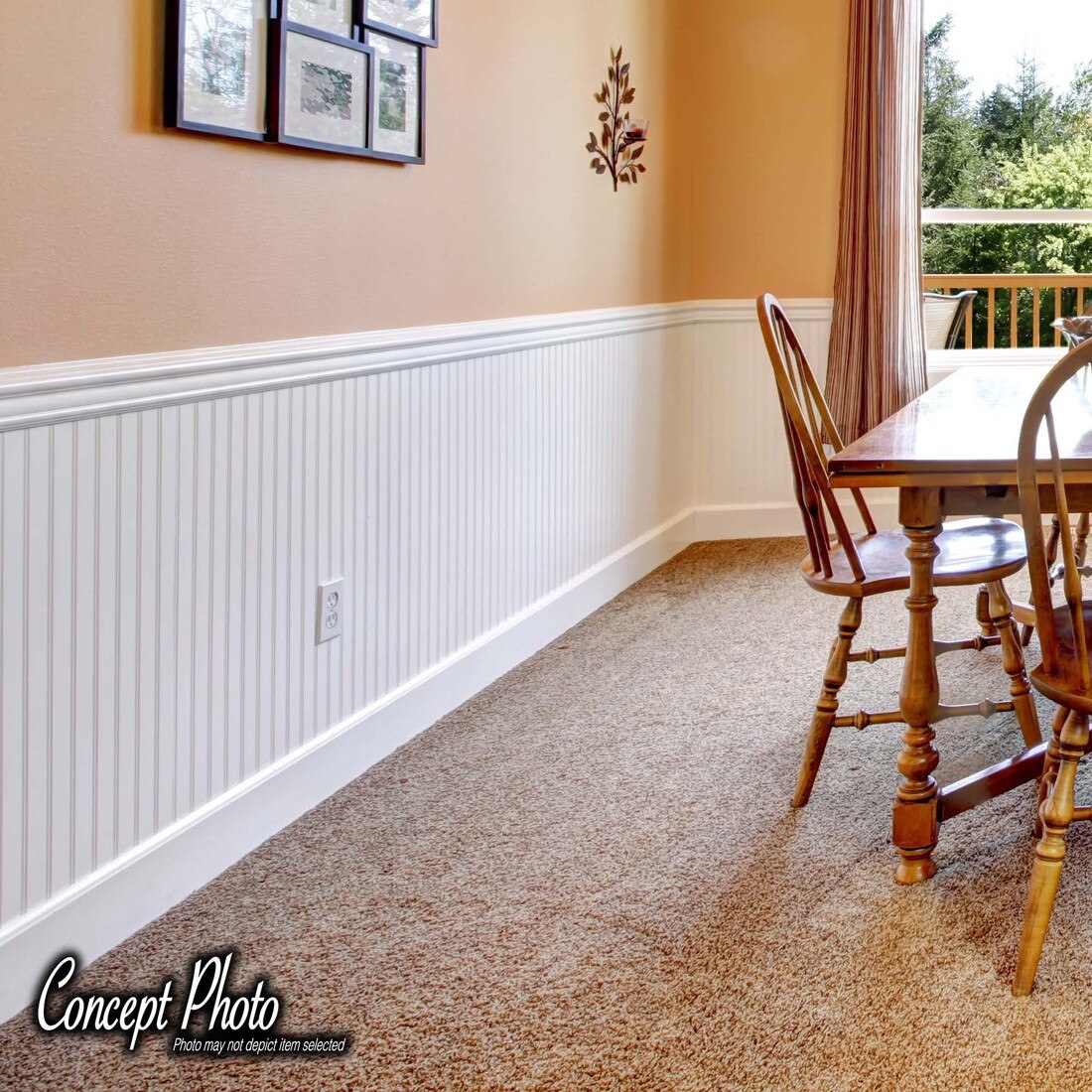 36-7/8in H x 8ft Long | Wainscot Kit