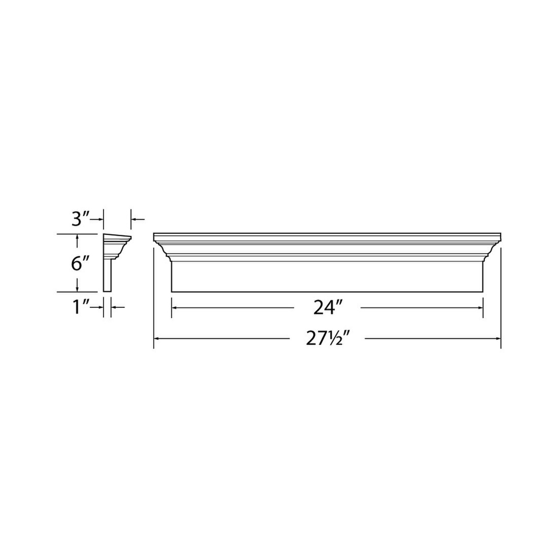 Fypon | Classic Window Crosshead