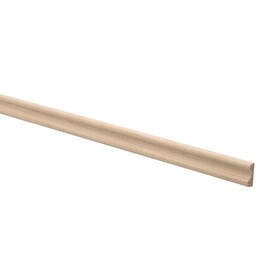1/2" x 1/4" Unfinished Maple Wood Straight Cabinet Moulding 6' Length