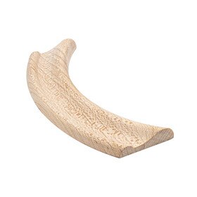 Unfinished Maple Wood Corner Curve
