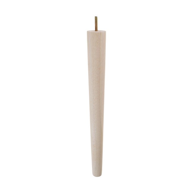 16in H x 1-3/4in Top x 1-1/8in Base | Unfinished Furniture Leg | WFL01-16 Series