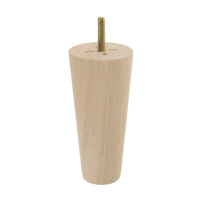 5in H x 2-5/16in Top x 1-1/2in Base | Unfinished | Furniture Leg | WFL08-5 Series
