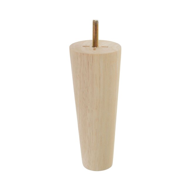 6in H x 2-5/16in Top x 1-1/2in Base | Unfinished | Furniture Leg | WFL11-6 Series