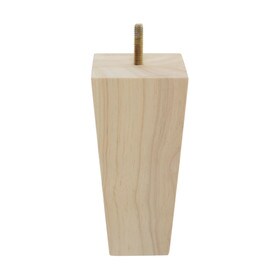 6in H x 2-3/4in Top x 1-7/8in Base | Furniture Leg