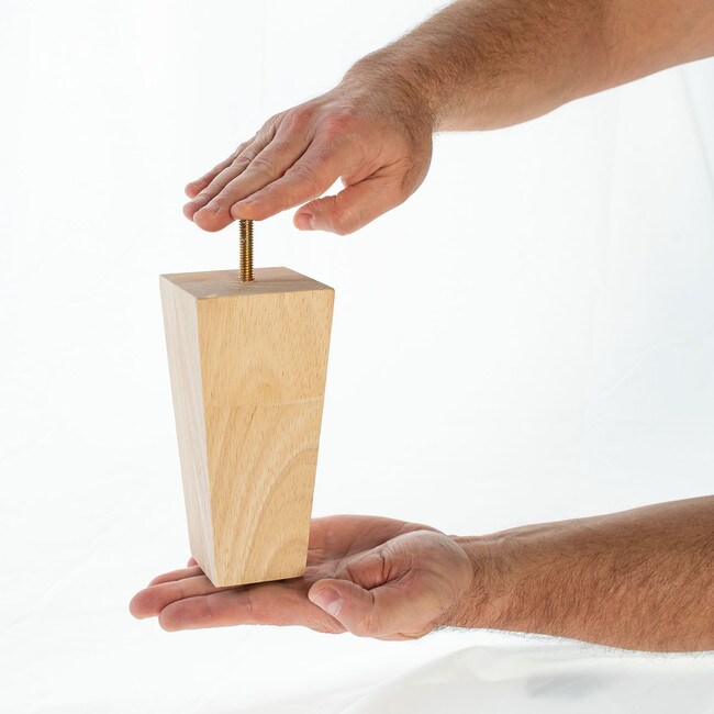 6in H x 2-3/4in Top x 1-7/8in Base | Furniture Leg