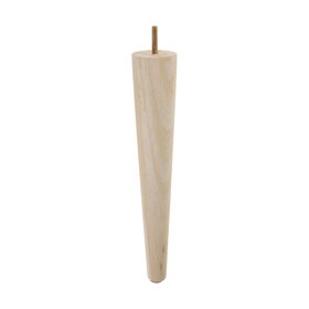 12in H x 2-1/8in Top x 1-1/8in Base | Furniture Leg