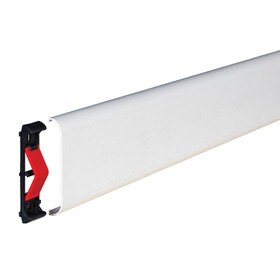6in W | Textured Vinyl with Aluminum Retainer | Red-E Clip Design Wall Guard