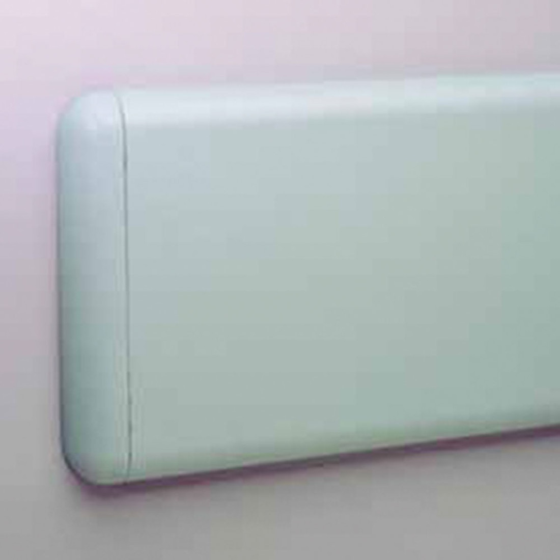 8in Wide | Textured Vinyl with Aluminum Retainer | Wall Guard 12' Length