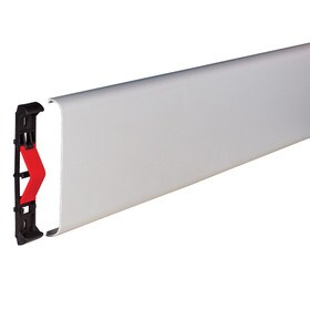 8in W | Textured Vinyl with Aluminum Retainer | Red-E Clip Design Wall Guard