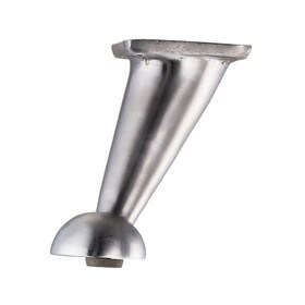 5-1/4in H | Brite Chrome | Cast Aluminum Furniture Leg