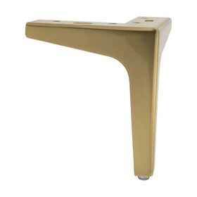 6in | Iron Muted Brass | Furniture Leg