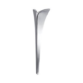 14-3/4in H | Satin Chrome | Cast Aluminum Furniture Leg