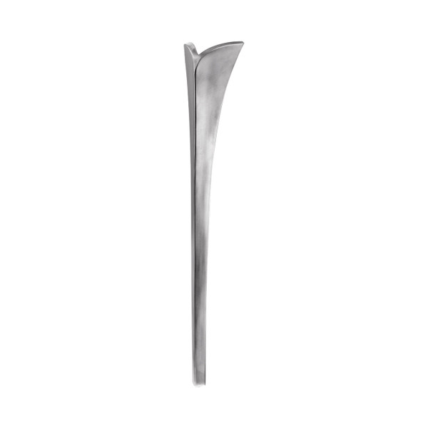 27-1/4in H | Brite Chrome | Cast Aluminum Table Leg