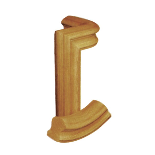 2 Rise Left Hand Gooseneck For 6010 Rail Red Oak