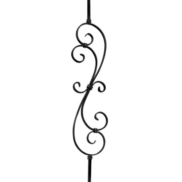 Mtl.1/2" Square 7 5/16"W X 39 1/2"H Curved Baluster