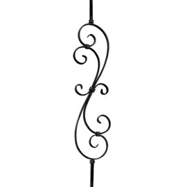 Mtl.1/2" Square 7 5/16"W X 39 1/2"H Curved Baluster