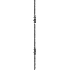 Mtl.1/2"Sq. 35 7/16"H Hand Forged Balusters