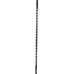 1/2" Square 47" Long Wrought Iron Square Twisted Bars
