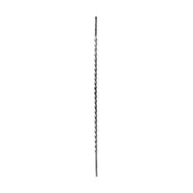 3/8" x 40" Long Wrought Iron Square Twisted Bars