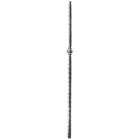 Mtl 1"Sq. X 47 1/4"H Wrought Iron Newel Posts
