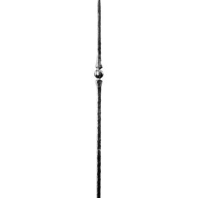 Mtl 1" 47"H Wrought Iron Newel Posts