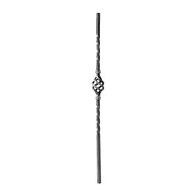 Mtl 1 3/16"X1 3/16" 43 5/16"H Wrought Iron Newel Posts