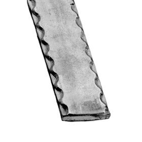 1 9/16"X5/16" Length 118 1/8" Wrought Iron Railing