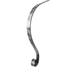 To Be Used With Handrail 114/8 Wrought Iron Railing 35" H