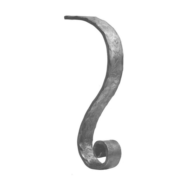 To Be Used With Handrail 114/8 Wrought Iron Railing 11-1/2" H