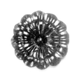 1/8" Thick Dia x 3-3/4" Wrought Iron Floral Elements