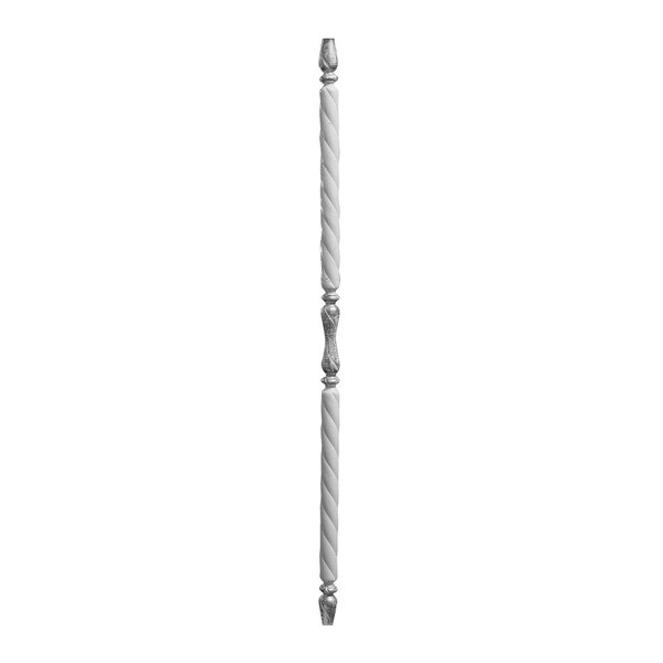 1-1/8" Dia x 39-3/8" H Tubular Steel Baluster | WI-1229/5 Series