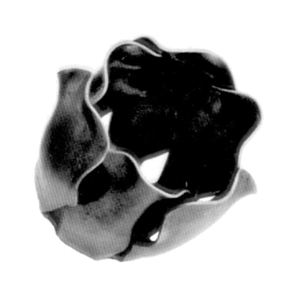 1-1/2" Dia x 1-9/16" H Wrought Iron Flowers