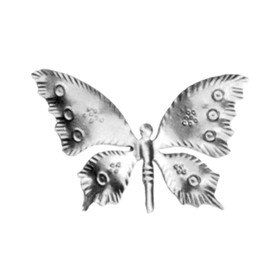 4-5/16" W x 2-9/16" H Wrought Iron Butterflies