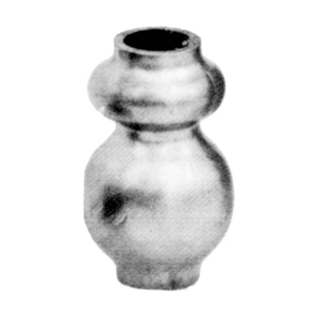 1-3/16" W x 1-15/16" H x 1/2" Diahole Wrought Iron Bushings
