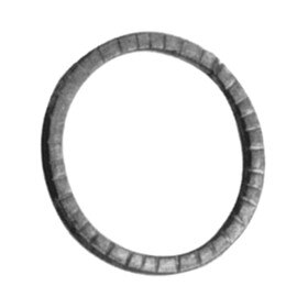 1/4" x 2" Inside Dia Wrought Iron Rings.